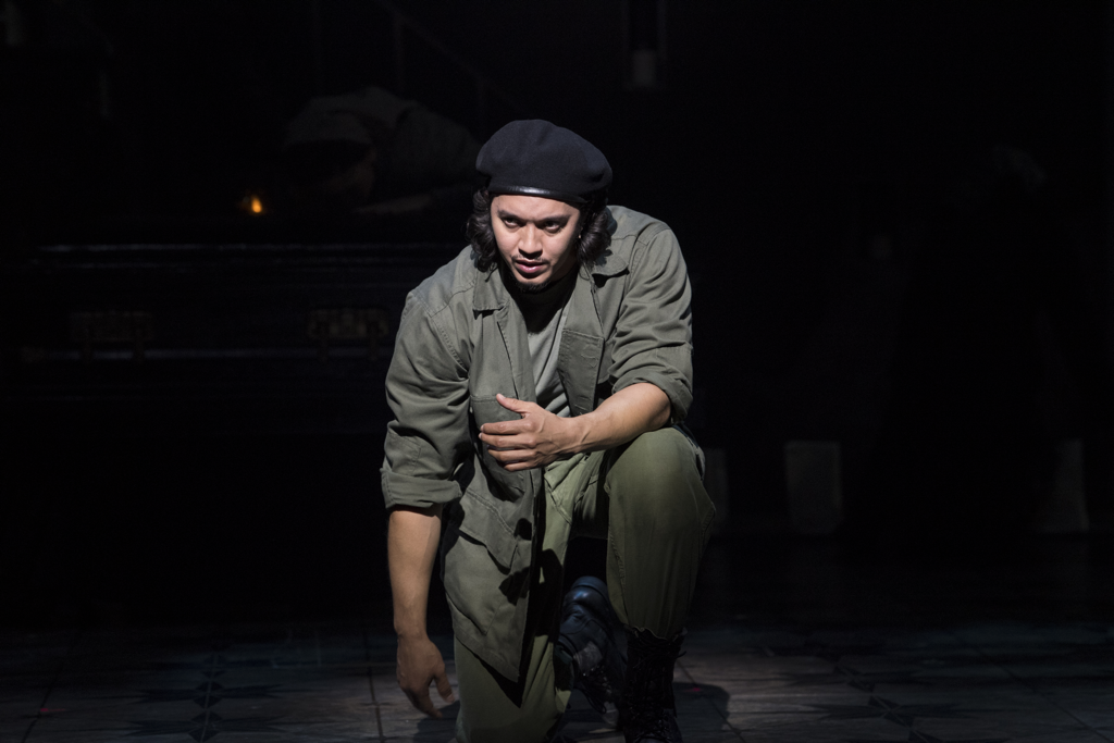 Justin Gregory Lopez as Che in EVITA at Asolo Repertory